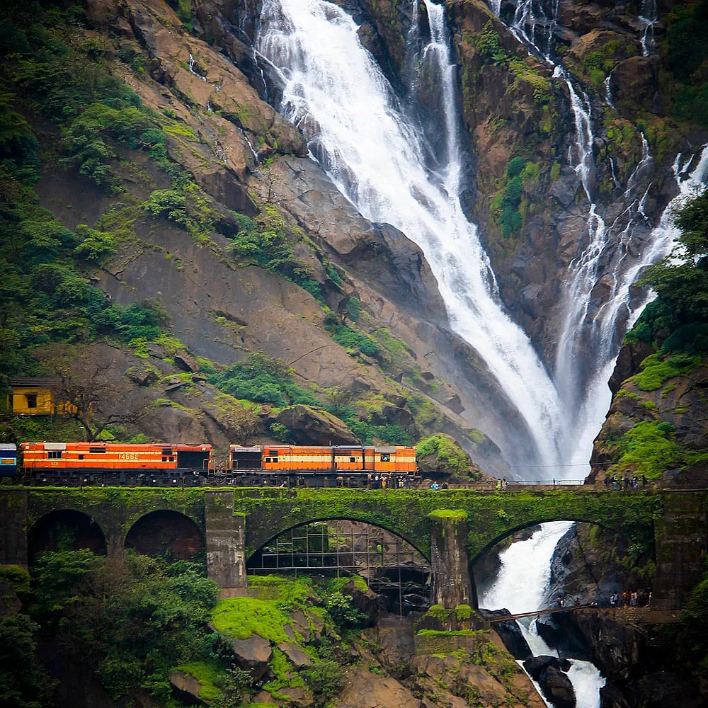 dudhsagar waterfall